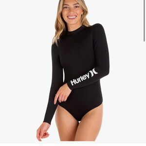 Hurley Black Long Sleeve Bodysuit
